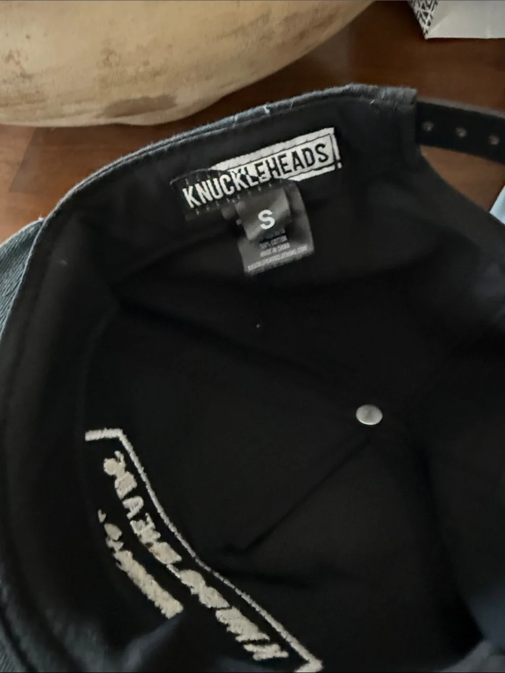Little Threads Black Kids Hat
